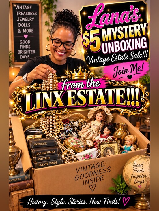 various Accessories - LANA'S $5 Vintage Estate MYSTERY UNBOXING from LINX ESTATE Show!🌻